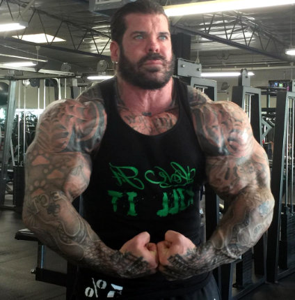 Rich Piana es un culturista famoso que falleció por los esteroides